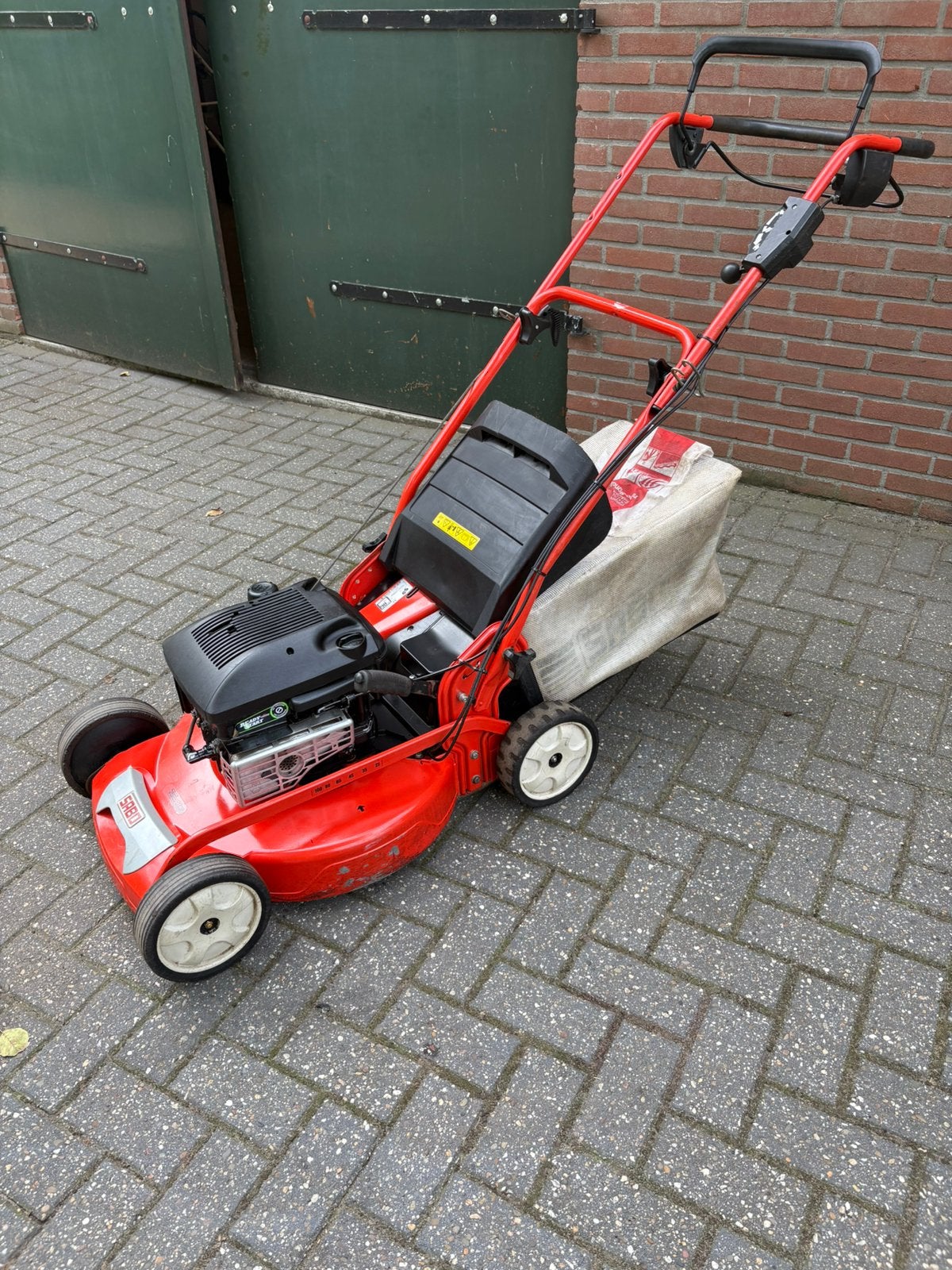 Sabo 54-vario turbostar grasmaaier aluminium maaidek., Tuin en Terras, Ophalen, Cirkelmaaier, Gebruikt, -