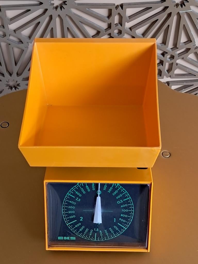 Vintage EKS Keukenweegschaal Jaren '70 - Space Age Design, Ophalen of Verzenden