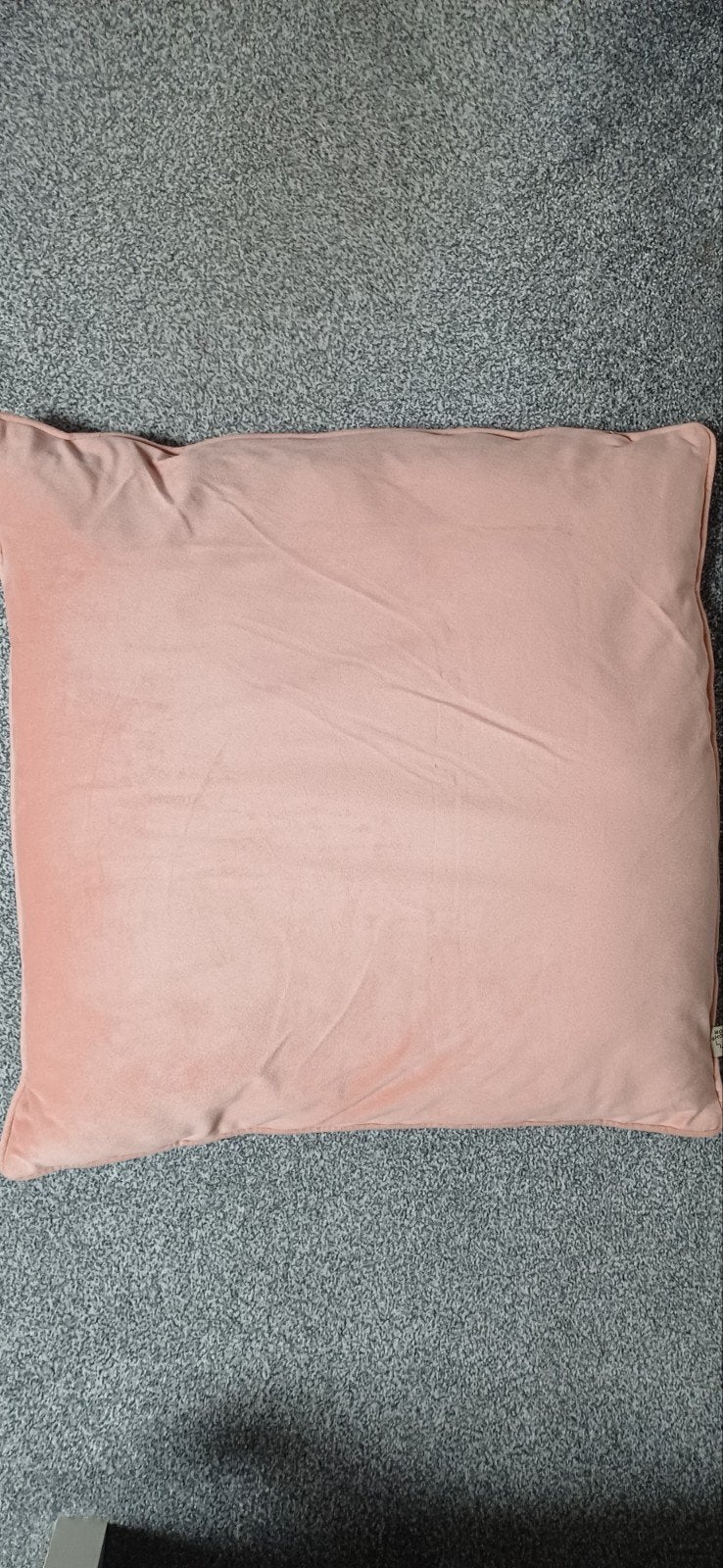 Mooi zalmroze sierkussen van Dutch Decor, Ophalen of Verzenden, Zo goed als nieuw, Sierkussen, Roze
