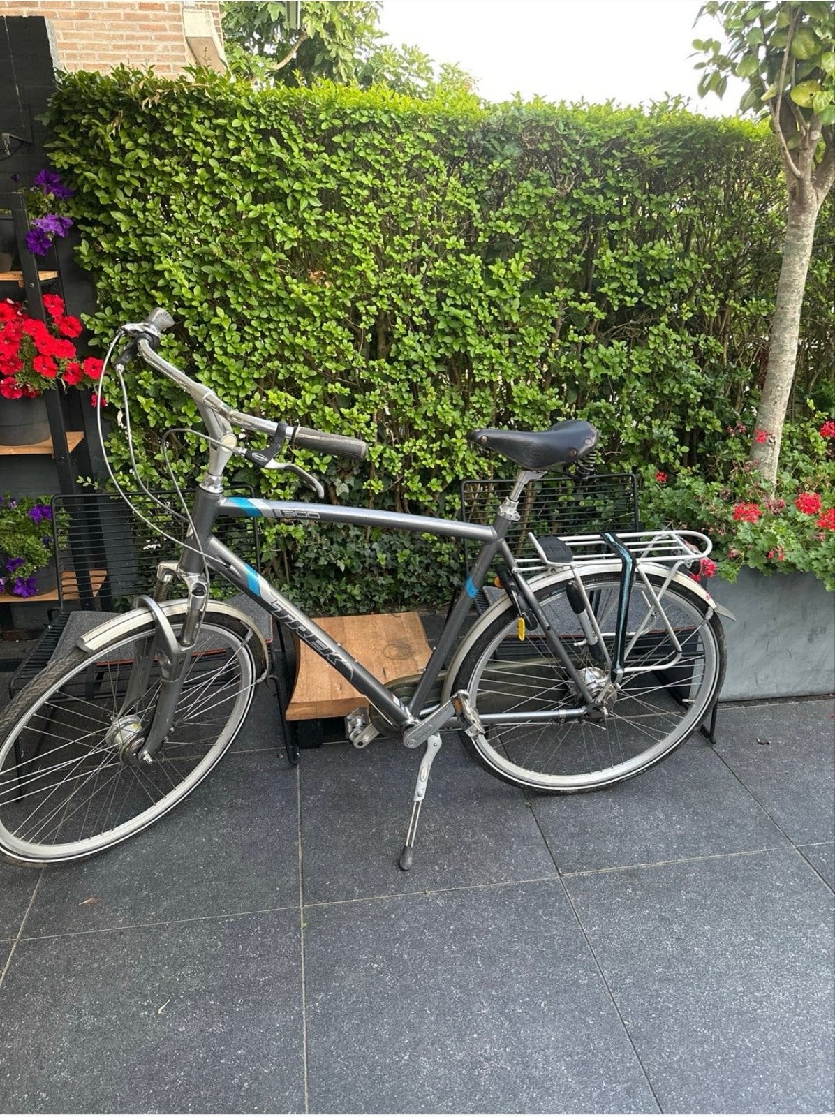 Trek Navigator L300 herenfiets  te koop, Fietsen en Brommers, Gebruikt, Velgrem, Versnellingen, 53 tot 57 cm
