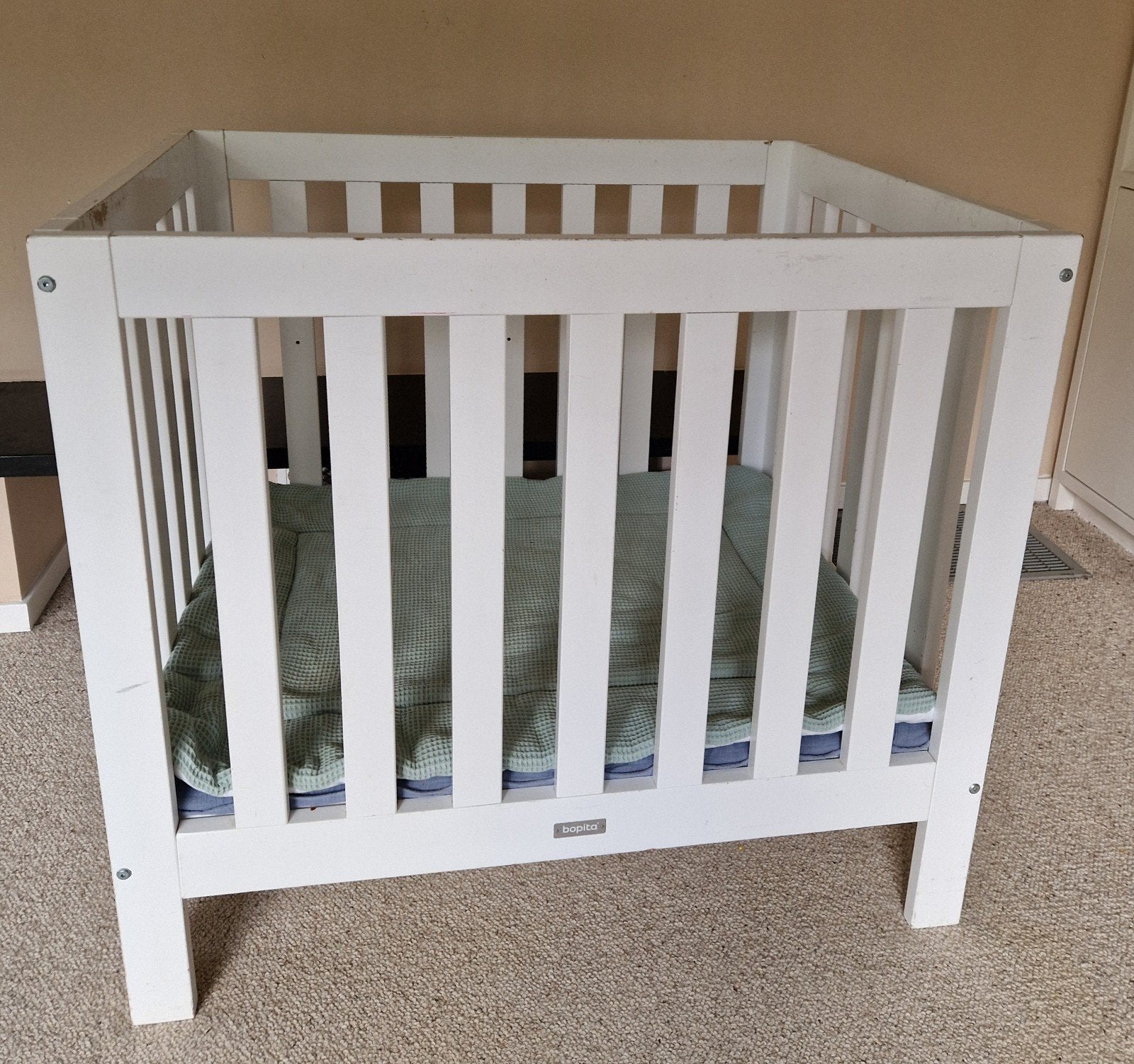 Witte Bopita box, Ophalen, Gebruikt, Boxkleed