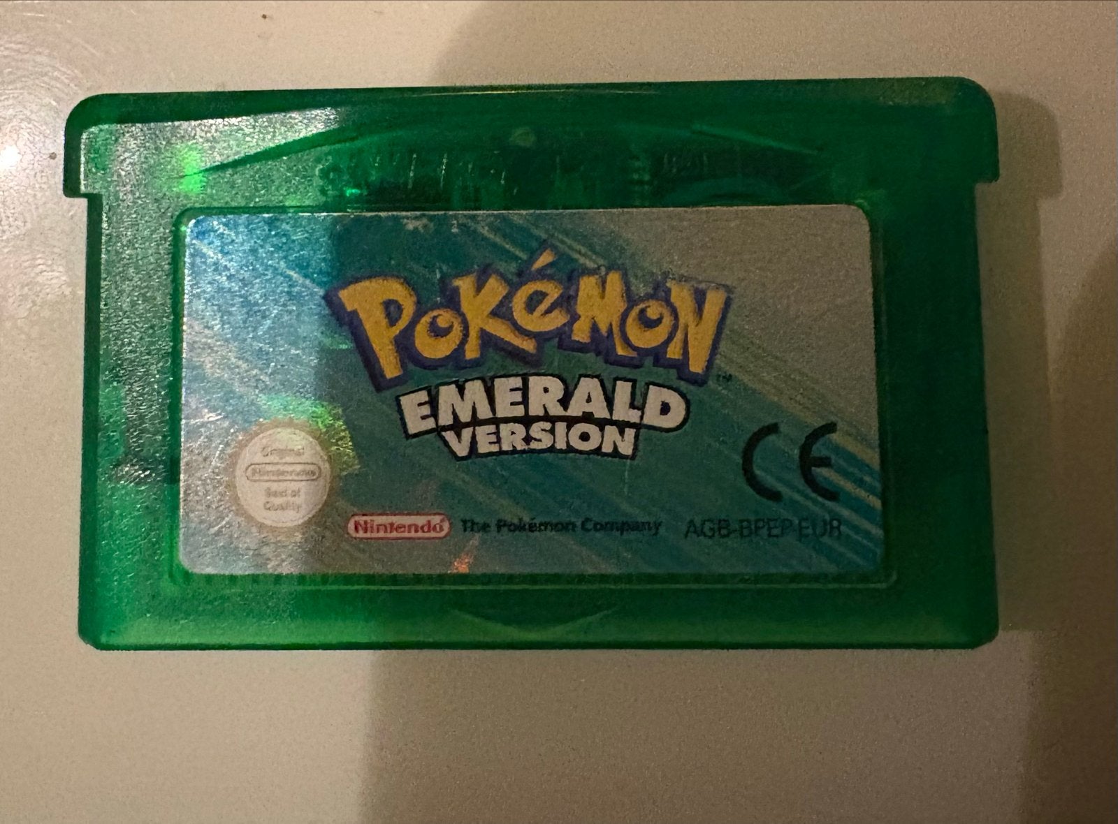 Pokémon Emerald Version Game Boy Advance (GBA) cartridge, Gebruikt, 1 speler, Ophalen of Verzenden, Role Playing Game (Rpg)