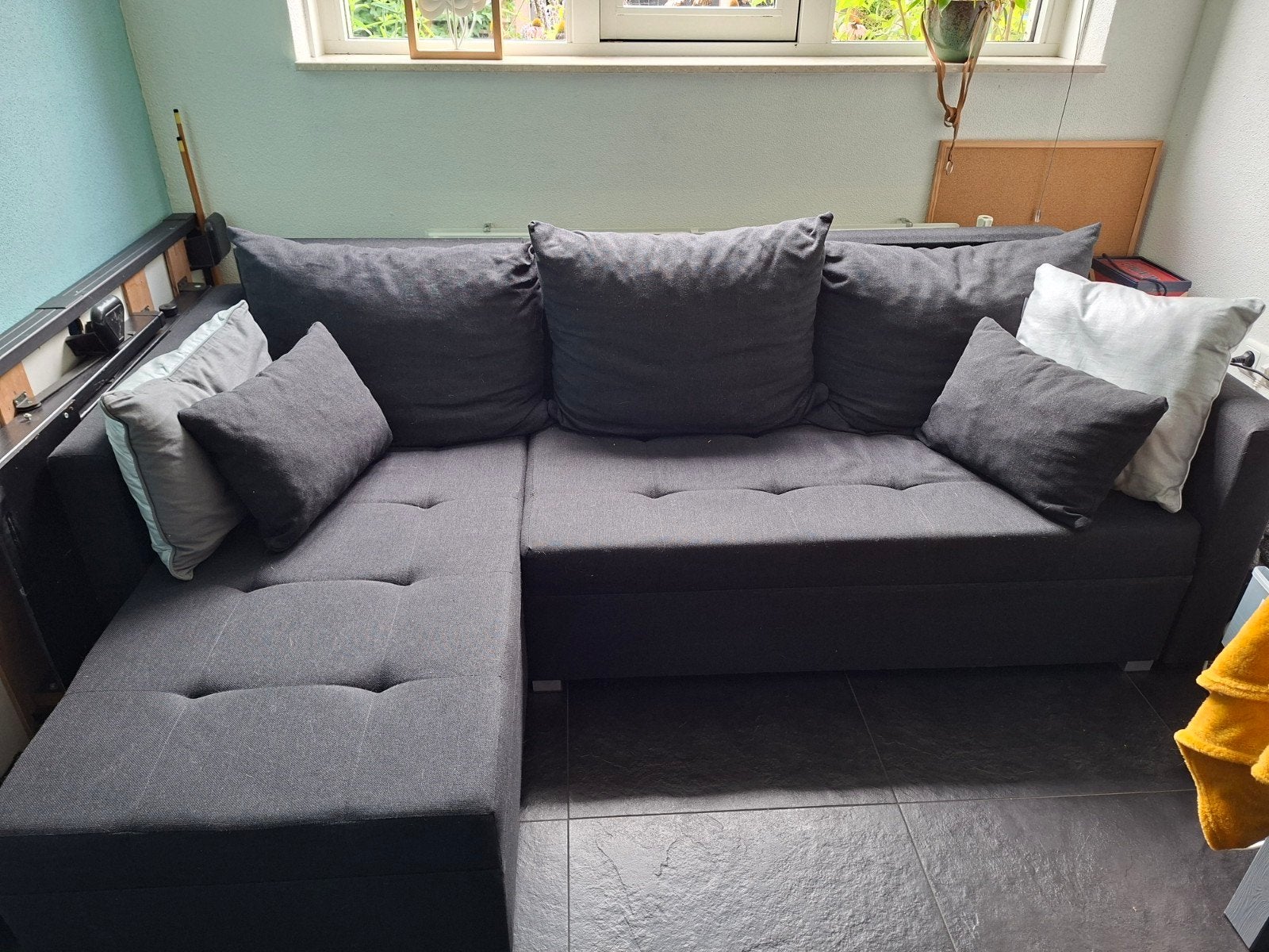 Slaapbank nette staat 2 persoonsbed, Ophalen, Zo goed als nieuw, Tweepersoons, 140 cm
