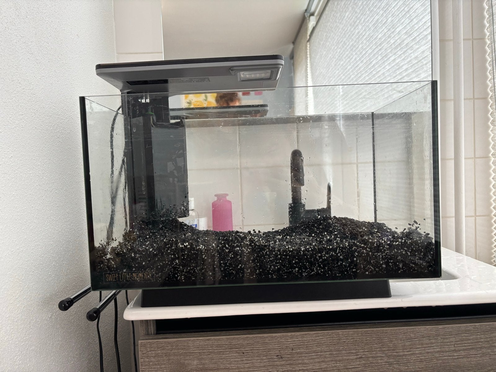 Superfish aquarium 30 liter, Dieren en Toebehoren, Ophalen, Verwarming, Zo goed als nieuw, Leeg aquarium