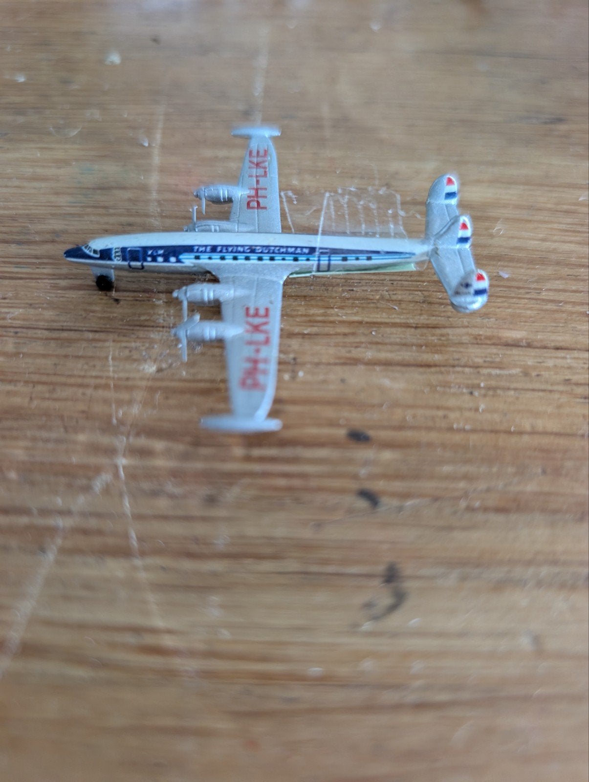 Klein miniatuur vliegtuigje van The Flying Dutchman KLM 2x, Ophalen of Verzenden, Schaalmodel