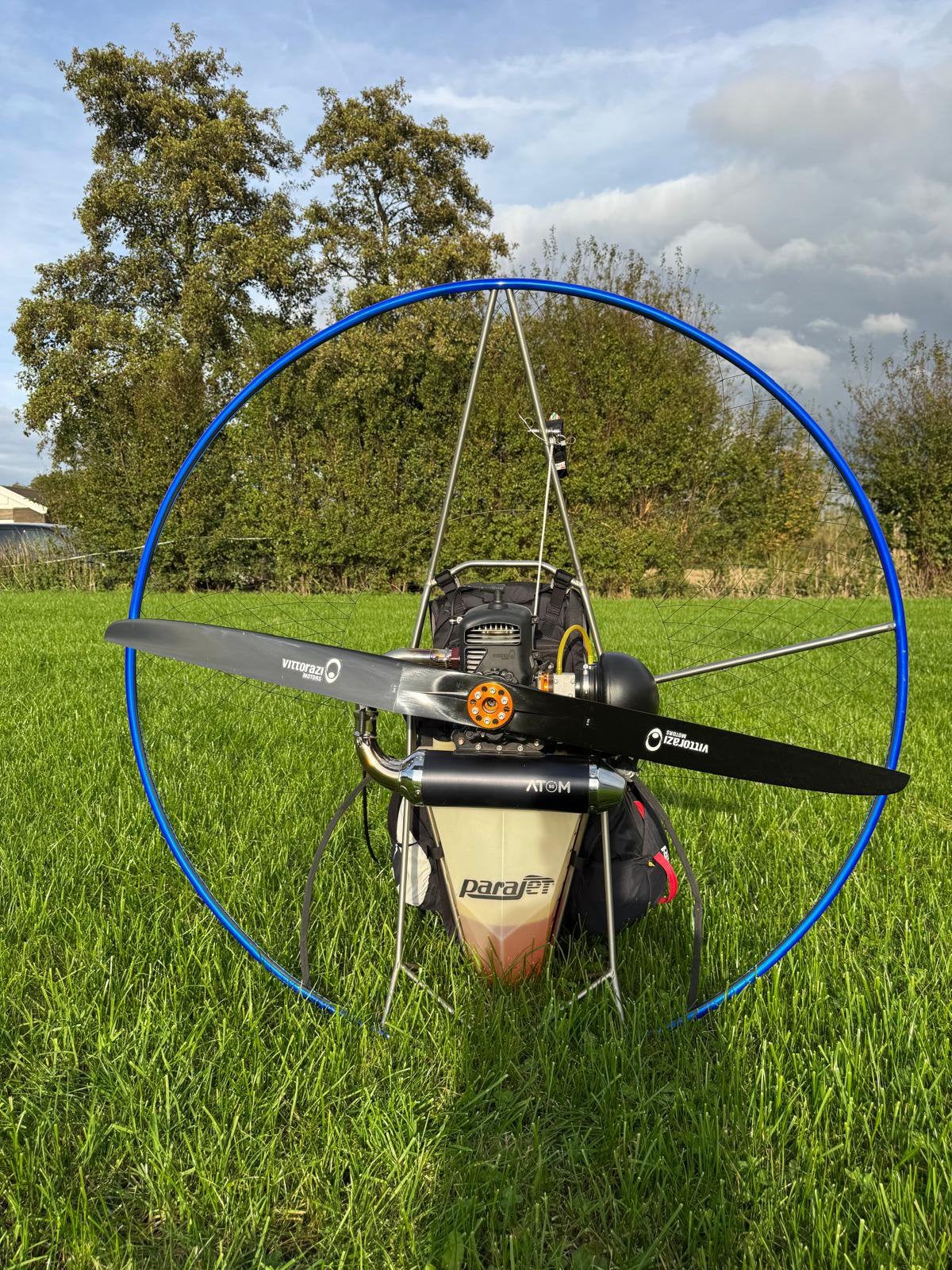 Parajet Vittorazi Atom 80 paramotor, Ophalen, Zo goed als nieuw, Paramotor, Gemotoriseerd