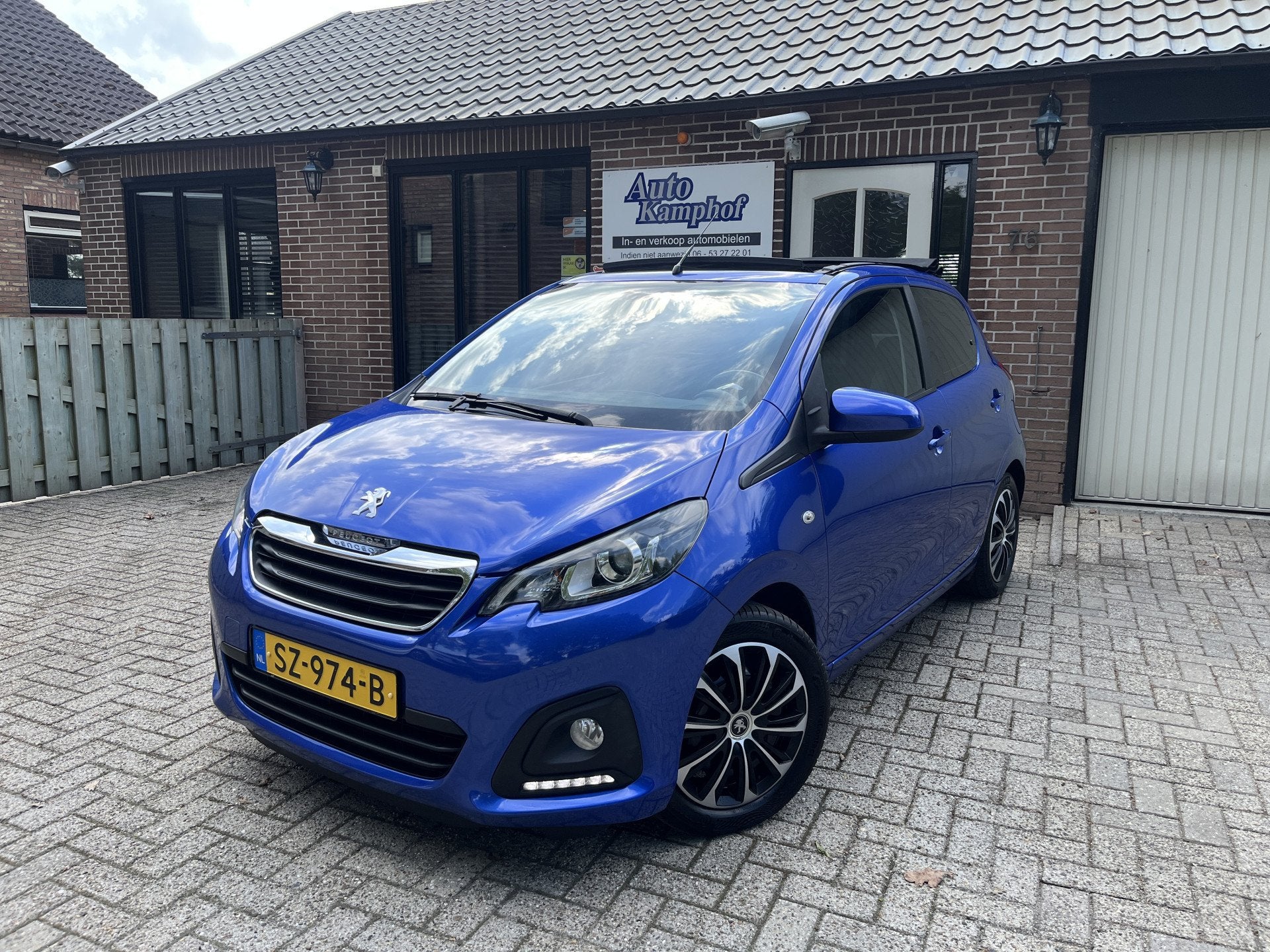 Peugeot 108 1.0 e-VTi Active Cabrio TOP! (bj 2018), Auto's, Voorwielaandrijving, Stof, Gebruikt, Origineel Nederlands