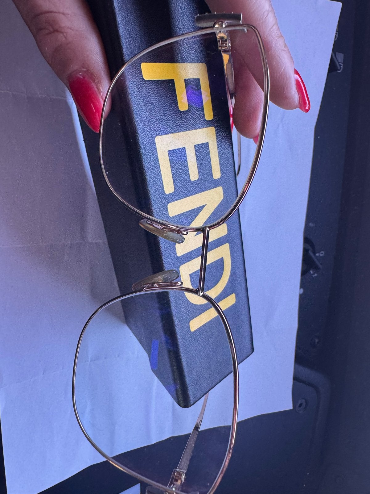 Fendi brilmontuur - Zo goed als nieuw, Overige merken, Overige kleuren, Ophalen of Verzenden, Zo goed als nieuw