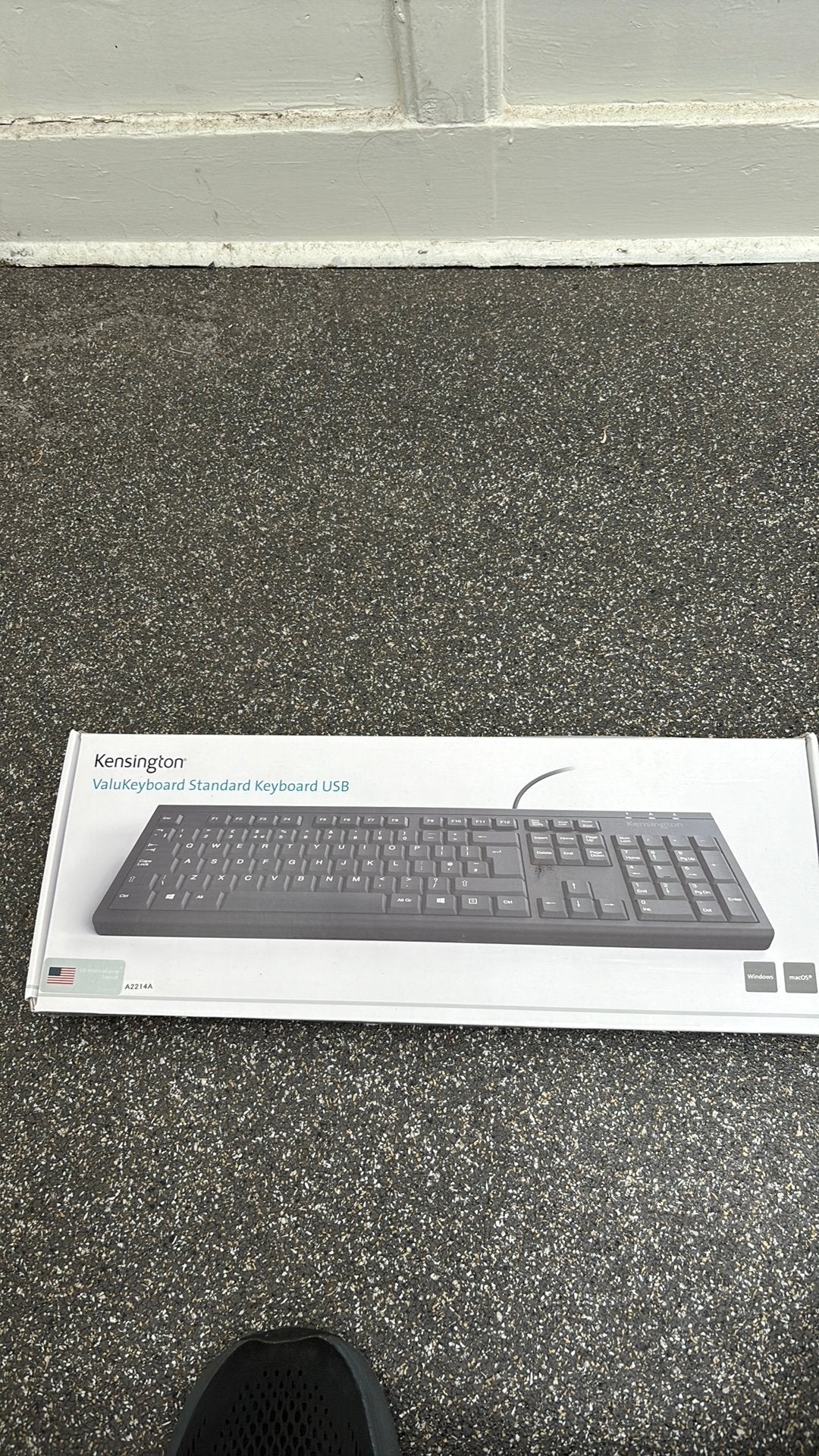 Kensington ValuKeyboard Black - Nederland (US International), Ophalen, Qwerty, Nieuw, Kensington
