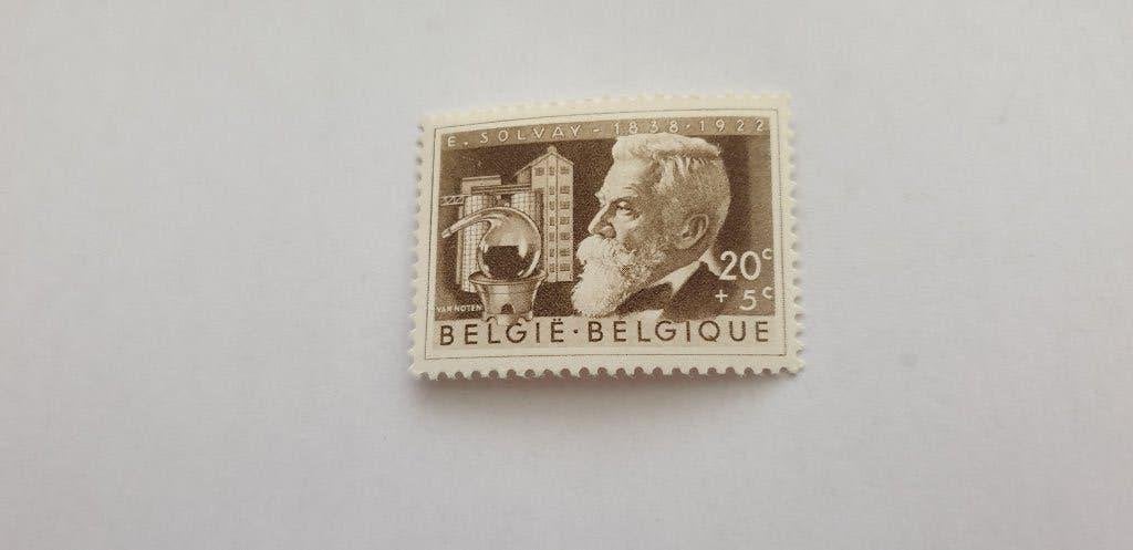 7049 belgie famous inventor e solvay 1955 postfris, Verzenden