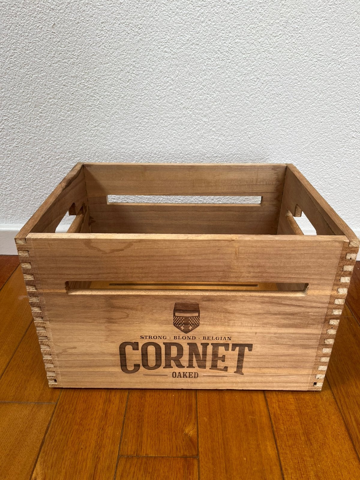 Houten Cornet krat - Bierkrat - Opbergkrat, Ophalen, Gebruikt, 40 tot 60 cm, Minder dan 35 cm