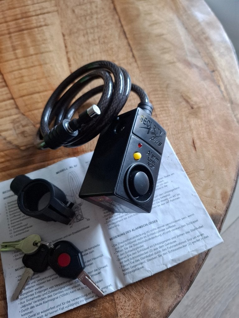Security Plus kabelslot, Fietsen en Brommers, Ophalen of Verzenden, Alarm, Nieuw, Kabelslot