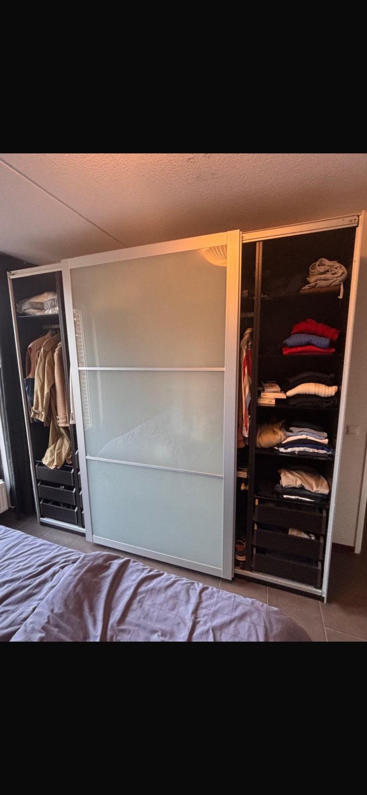 Mooie PAX IKEA kledingkast 250 breed, Huis en Inrichting, Kasten | Kledingkasten, Zo goed als nieuw, 200 cm of meer, Modern, 50 tot 75 cm