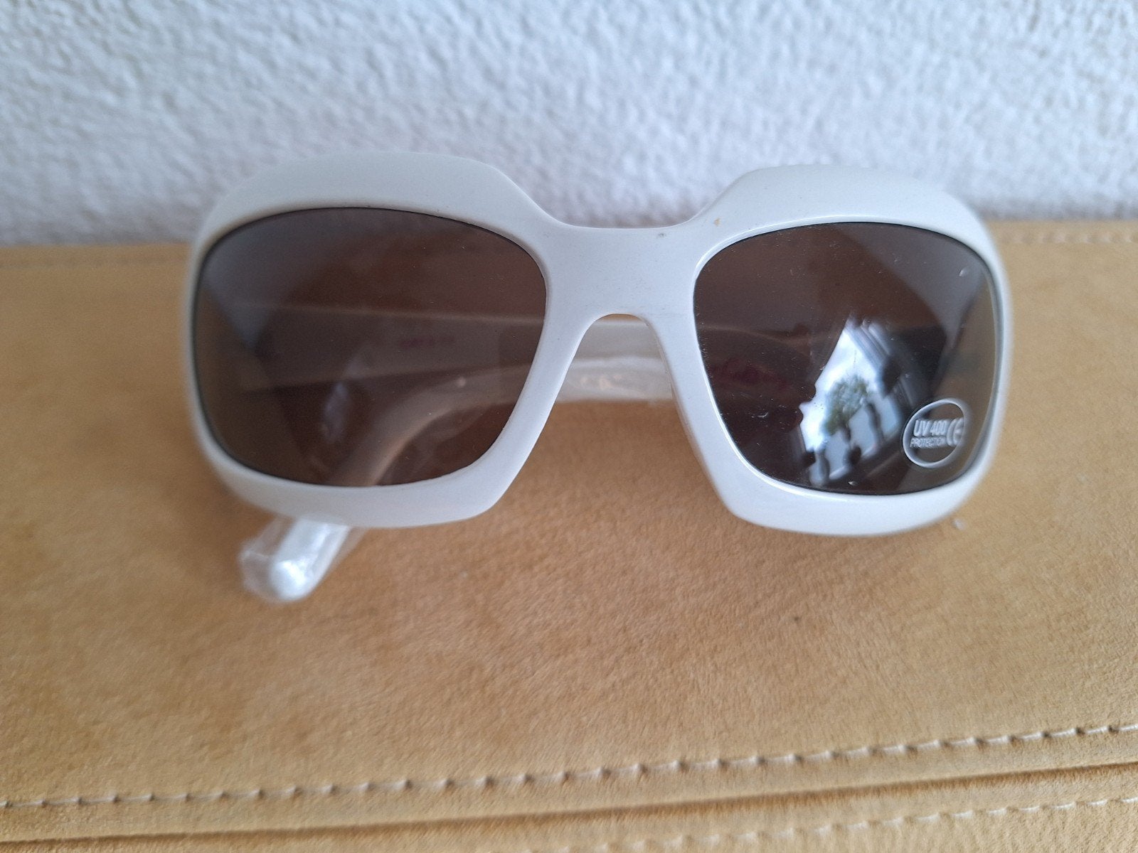 Witte Coca-Cola Light zonnebril met UV400 bescherming NIEUW, Zonnebril, Wit, Nieuw, Ophalen
