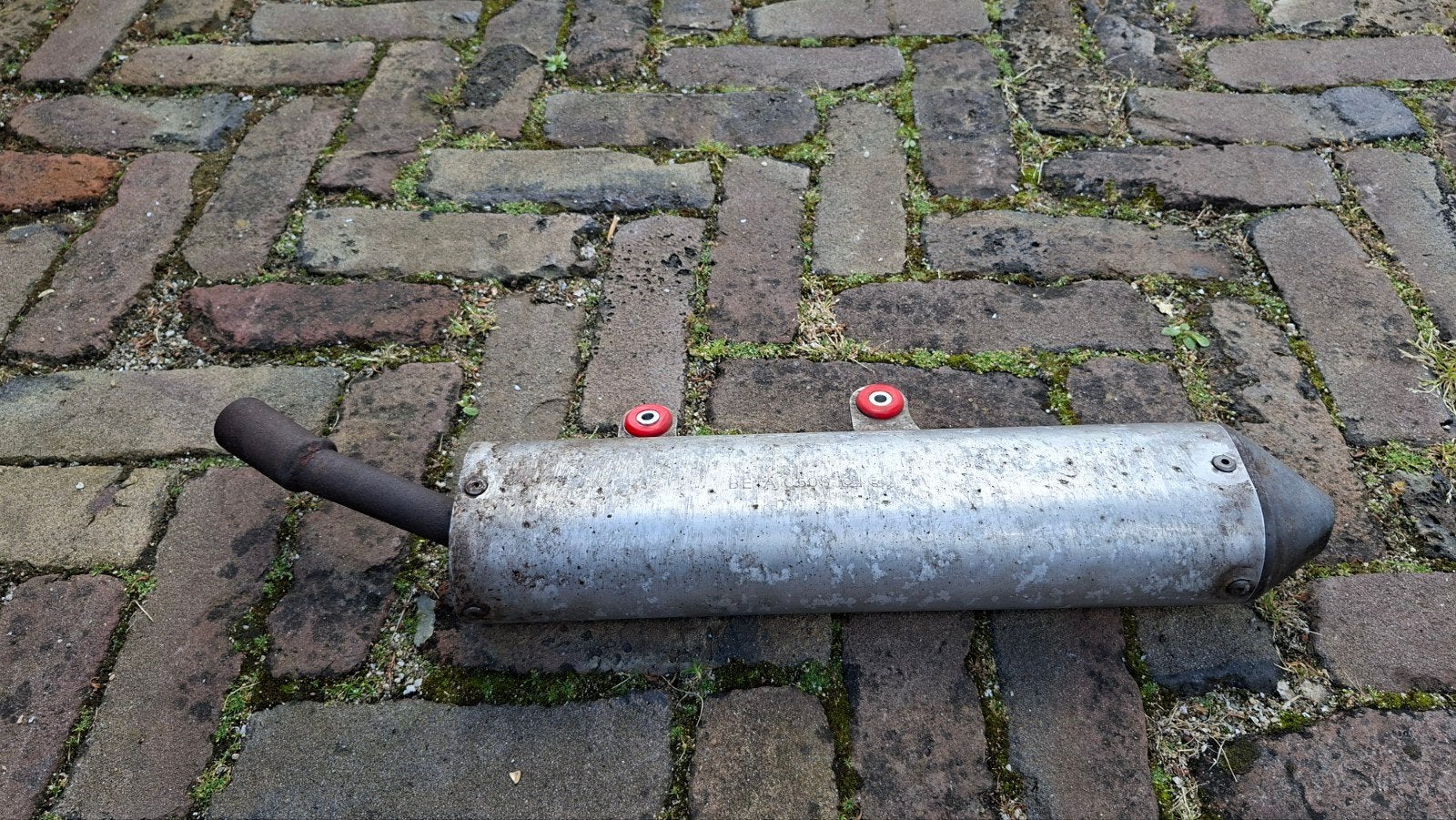 Standaard demper Beta RR50 - Gebruikt, Fietsen en Brommers, Brommeronderdelen | Algemeen, Ophalen, Gebruikt, Uitlaat, Beta