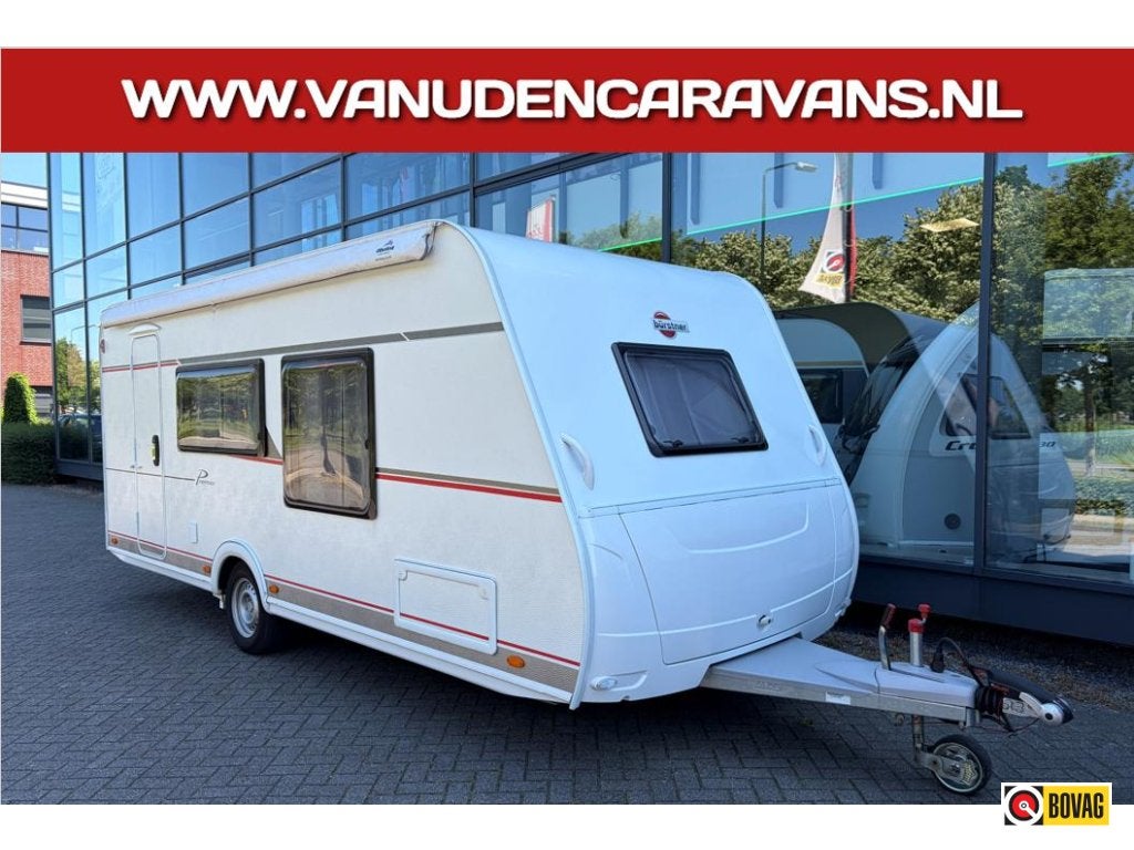 Bürstner Premio 470 TS | MOVER-LUIFEL-VOORTENT!, Caravans en Kamperen, Schokbreker, Bedrijf, Treinzit, Tot en met 3