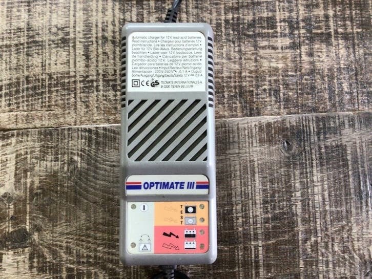 Optimate III Acculader - Automatisch 12V, Ophalen of Verzenden, Gebruikt, Universele onderdelen