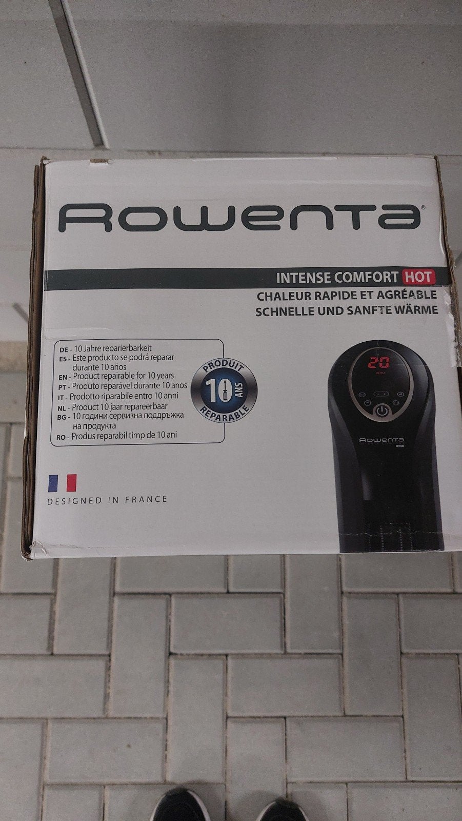 Rowenta elektro ventilator kacheltje met afstandsbediening 3, 30 tot 80 cm, Kachel, Minder dan 60 cm, Ophalen of Verzenden