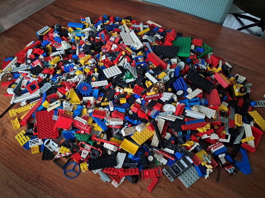 4 kilo lego jaren 70/80, Ophalen of Verzenden, Gebruikt, Losse stenen, Lego
