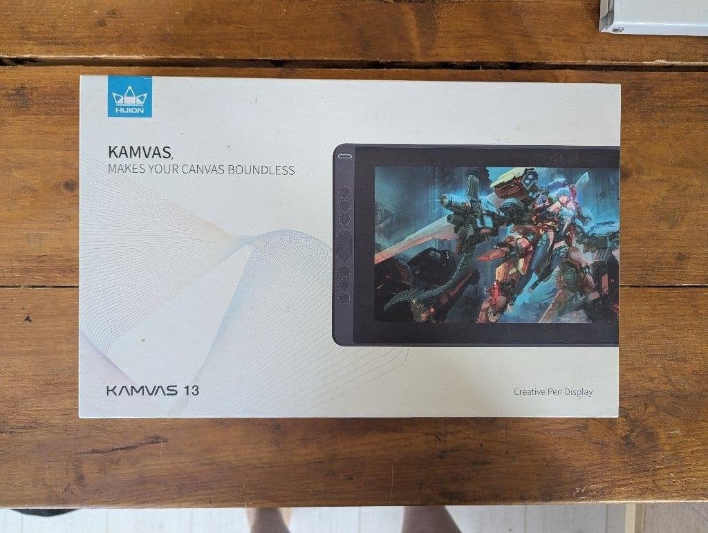Huion Kamvas 13 teken tablet / teken scherm, Computers en Software, Tekentablets, Ophalen, Gebruikt, Bedraad, Huion