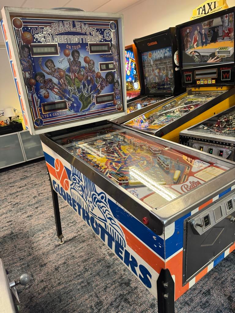 Flipperkast Harlem Globetrotters, Verzamelen, Ophalen, Gebruikt, Elektronisch, Bally