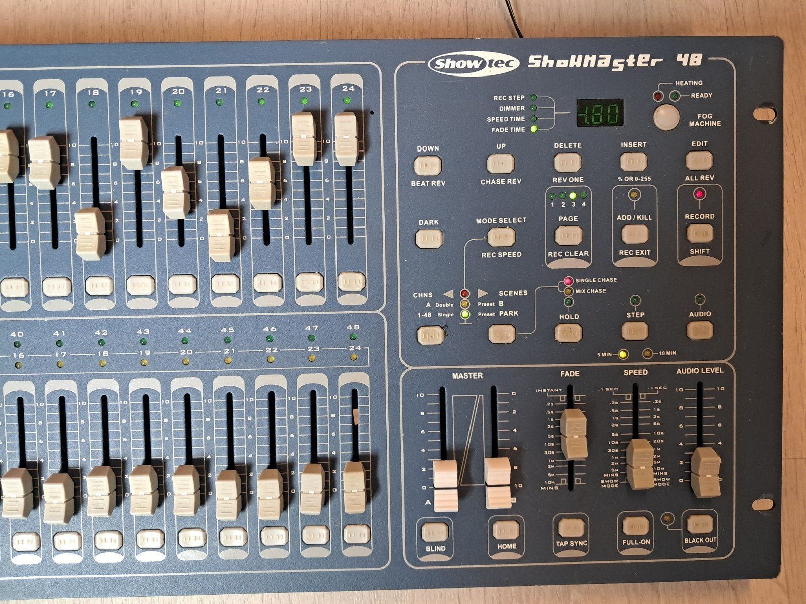 Showtec Showmaster 48 DMX Lichttafel, Ophalen of Verzenden, Gebruikt, Licht