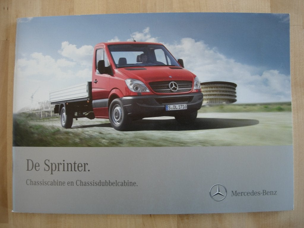 Mercedes Sprinter Brochure 2010 Chassis Cabine, Zo goed als nieuw, Mercedes-Benz, Mercedes, Ophalen of Verzenden
