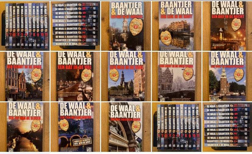 Boek | Baantjer & De Waal / De Waal & Baantjer (deel 1 - 11), Boeken, Ophalen of Verzenden