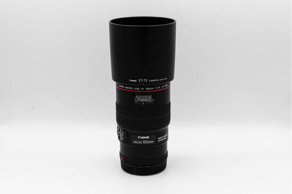 Canon ef 100mm f/2.8L Macro IS USM (Foto-Groep Doorn), Audio, Tv en Foto, Niet ingevuld, Niet ingevuld, Ophalen of Verzenden, Zo goed als nieuw