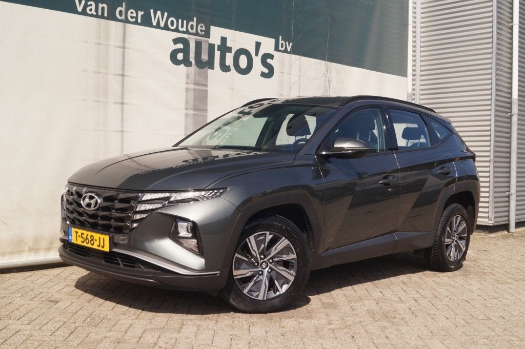 Hyundai Tucson 1.6 T-GDI HEV i-Motion -NAVI-ECC-CAM-TREKHAAK, Stof, Gebruikt, Euro 6, 4 cilinders