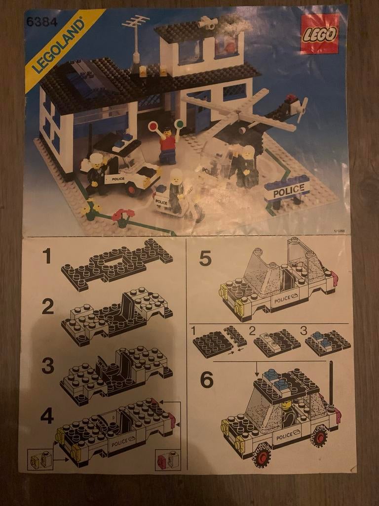 Lego 6384 Politiebureau Compleet met instructies, Kinderen en Baby's, Speelgoed | Duplo en Lego, Lego, Ophalen of Verzenden, Compleet