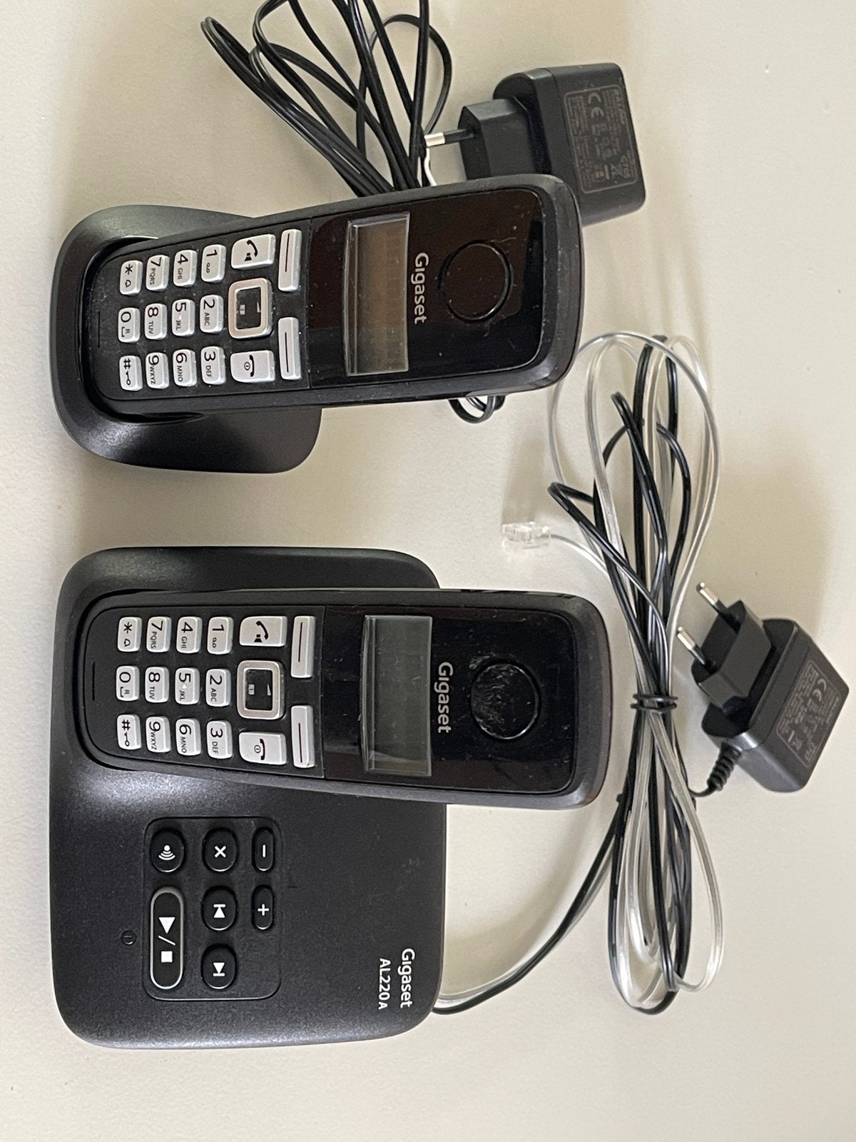 Gigaset AL220A draadloze telefoons met antwoordapparaat, Ophalen of Verzenden, Gebruikt, 2 handsets
