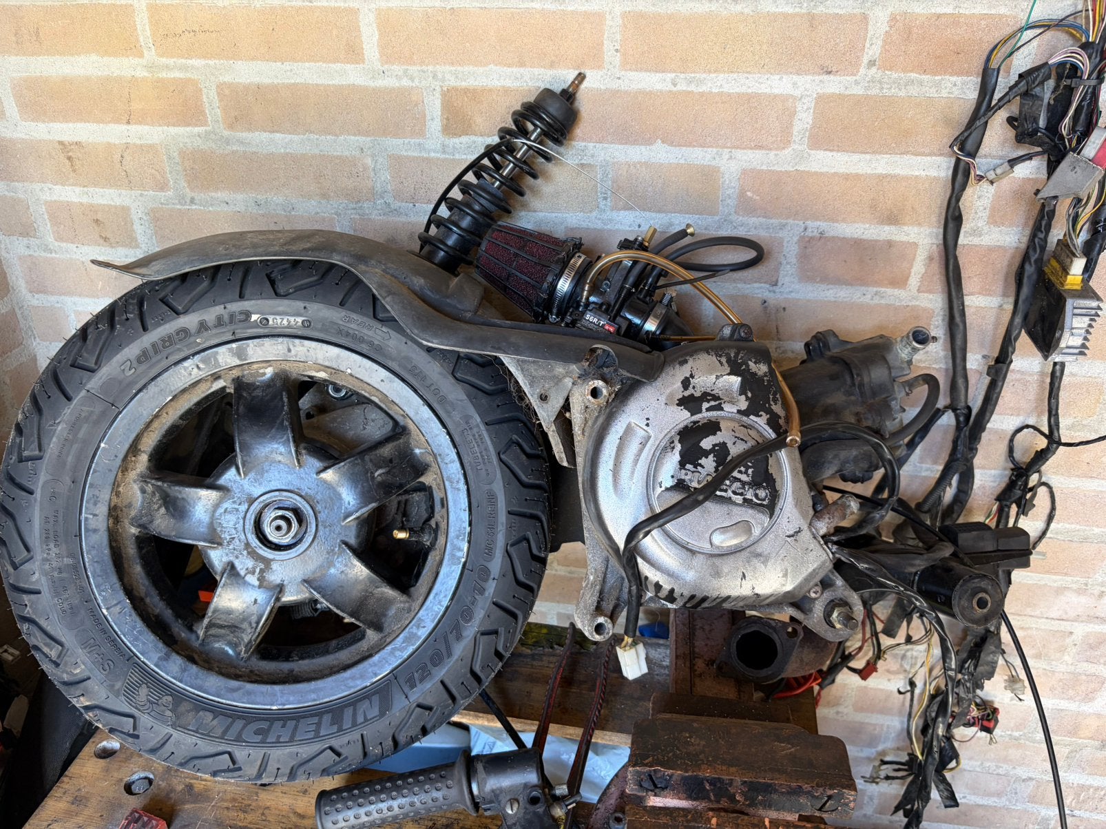125cc hexagon LC plug and play, Ophalen, Overige modellen, Maximaal 45 km/u, Zo goed als nieuw