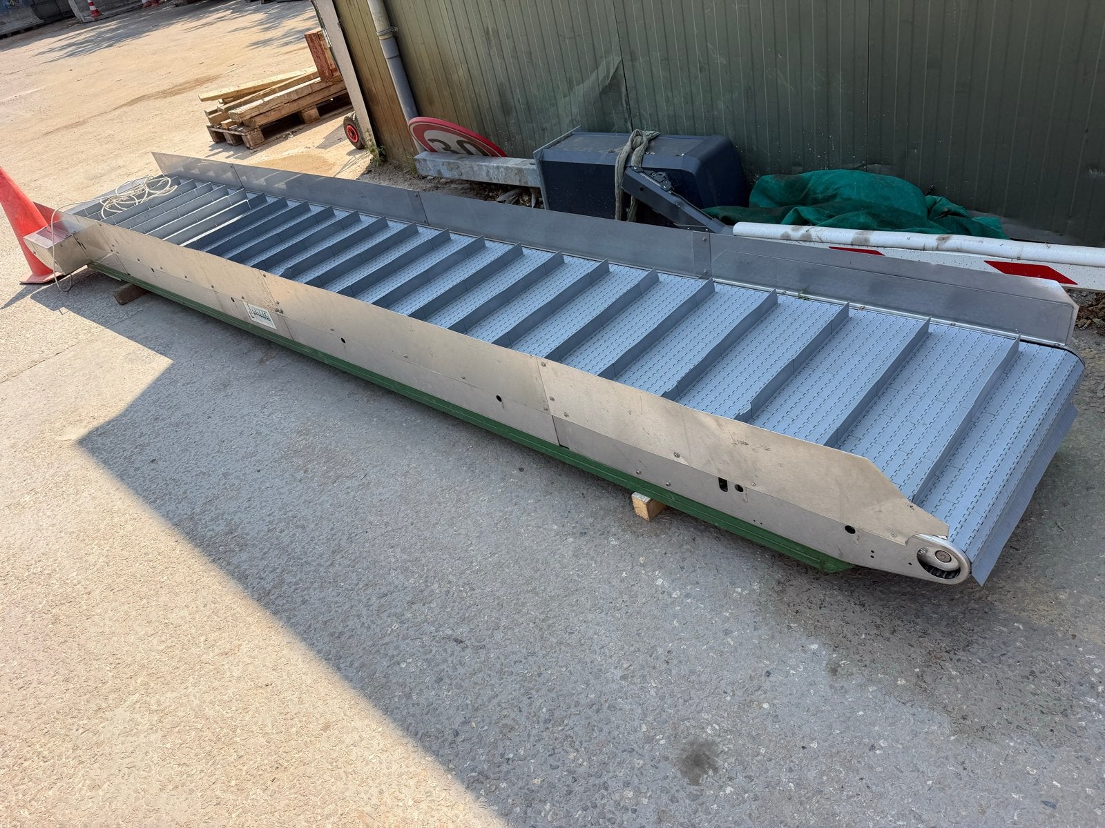 Industrieel transportband Jamafa 75cm breed, 5m lang, 220V, Ophalen, Glastuinbouw, Transport