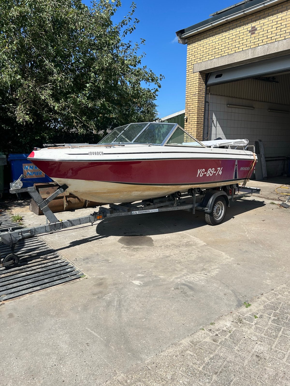 Invader speedboot met Mercury Classic Fifty buitenboordmotor, Ophalen, Overige merken, Gebruikt, Minder dan 70 pk