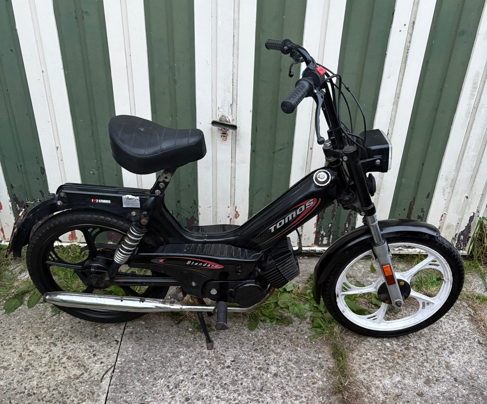 Tomos brom zonder kenteken, Fietsen en Brommers, Ophalen, Gebruikt, Overige modellen, Maximaal 45 km/u