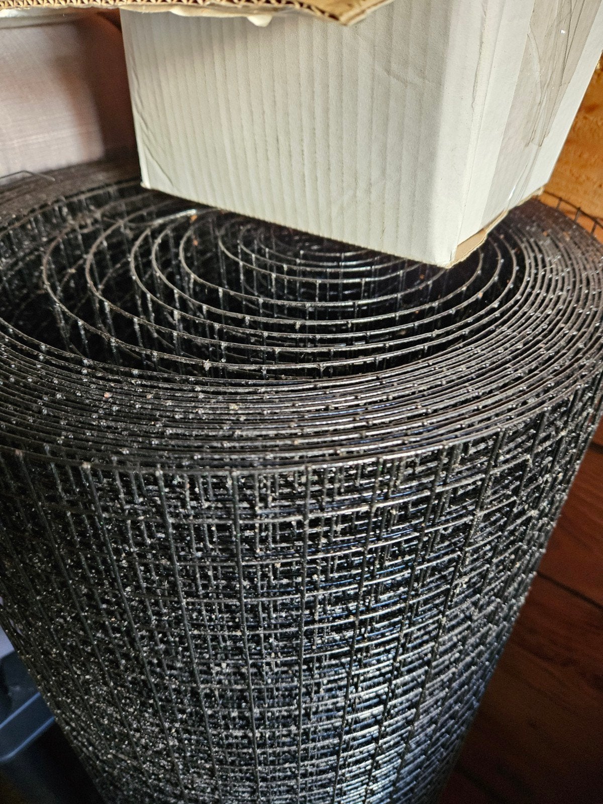 Volièregaas zwart gecoat 19x19mm rol ca. 20 meter 100cm hoog, Tuin en Terras, Gaas en Draad, Ophalen, Nieuw, 20 meter of meer