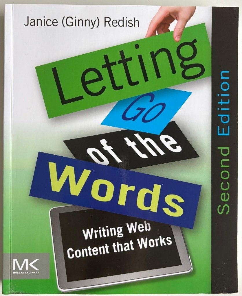 Boek | Letting go of the Words - 2012, 2e editie, Gelezen, Janice Redish, Beta, HBO