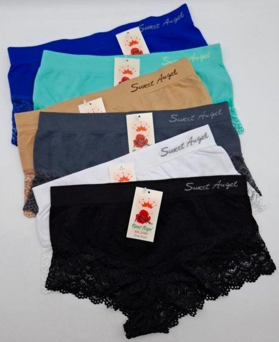 Partij microfiber boxershort met kant 24 stuks € 0,60 p.st., Kleding | Dames, Ondergoed en Lingerie, ., Ophalen of Verzenden, BH