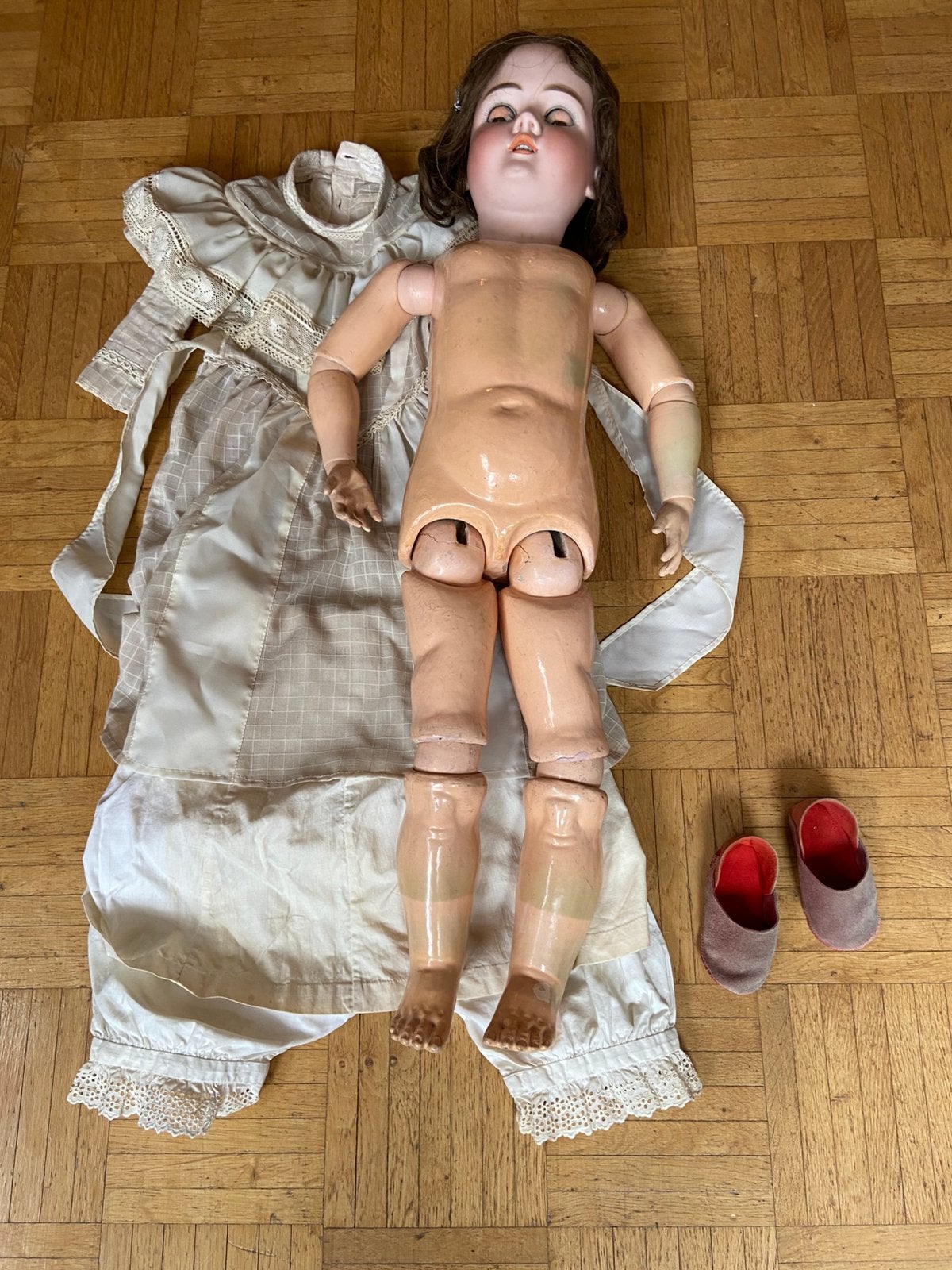 Foto 5 van Antieke Pop (Heinrich Handwerk 6 1/2, 80cm)