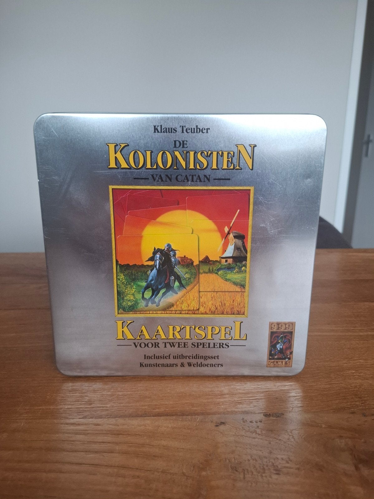 De Kolonisten van Catan Kaartspel + Uitbreiding, Een of twee spelers, Ophalen of Verzenden, Zo goed als nieuw, 999 Games