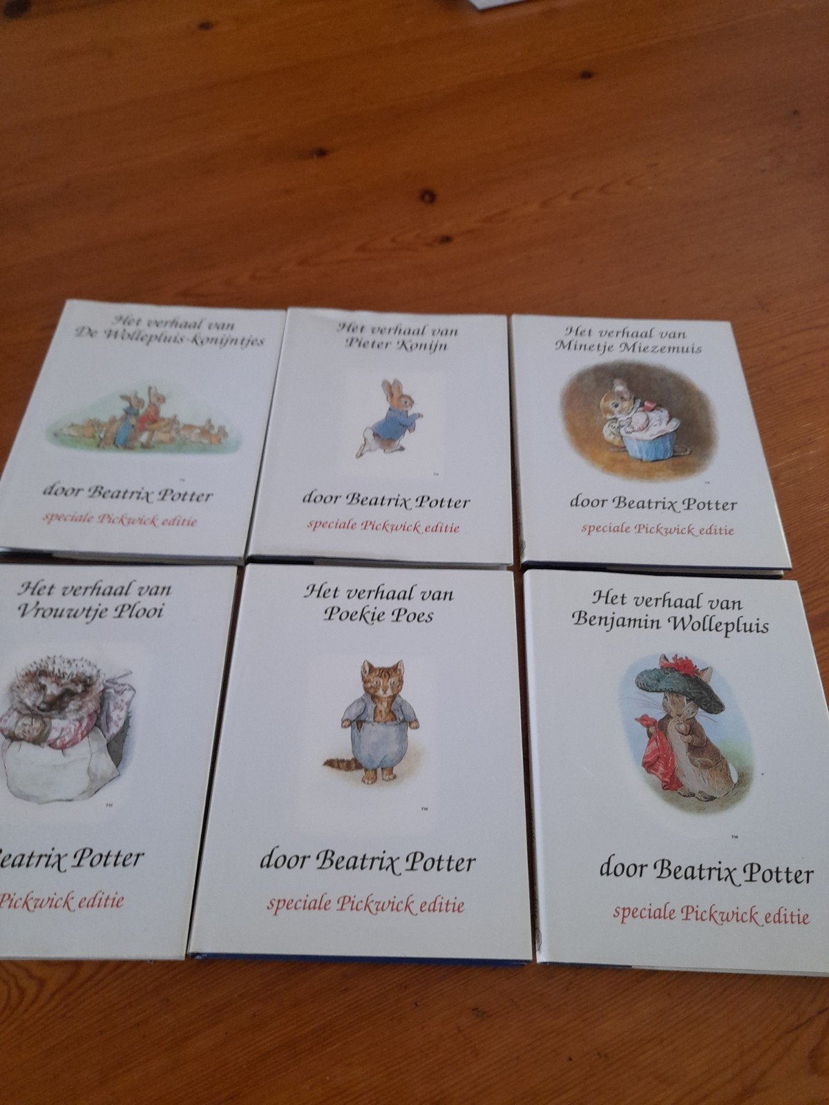 Beatrix Potter Pickwick Editie Boekenset (6 boeken), 5 of 6 jaar, Beatrix Potter, Jongen of Meisje, Ophalen of Verzenden