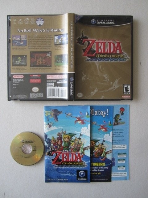 Legend of Zelda Wind Waker Nintendo Gamecube, Spelcomputers en Games, 1 speler, Ophalen of Verzenden, Zo goed als nieuw, Role Playing Game (Rpg)