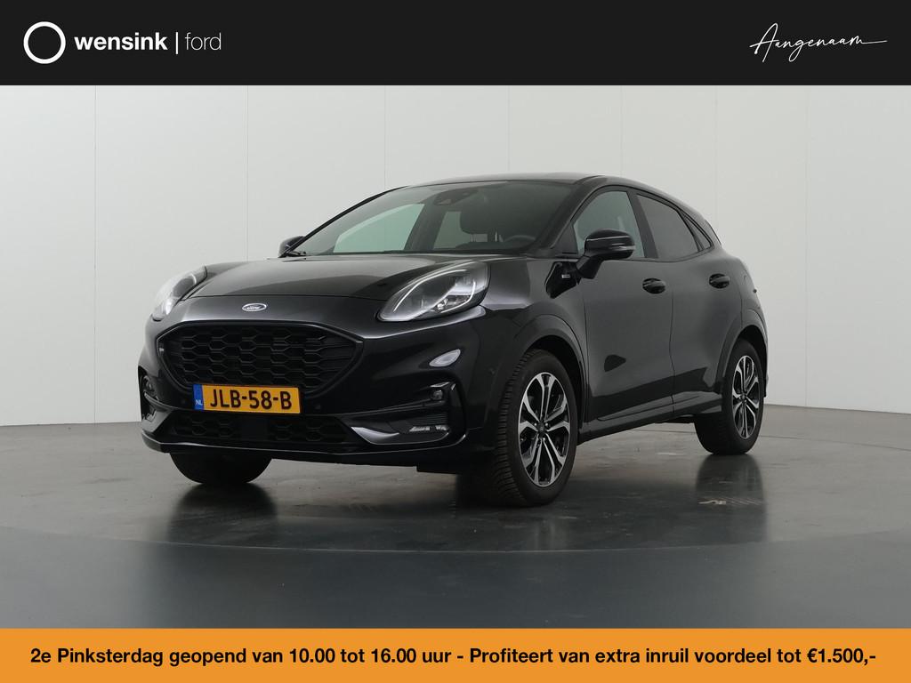 Ford Puma 1.0 EcoBoost Hybrid ST-Line X | Navigatiesysteem |, Auto's, Ford, Leder en Stof, 665 kg, 155 pk, 3 cilinders