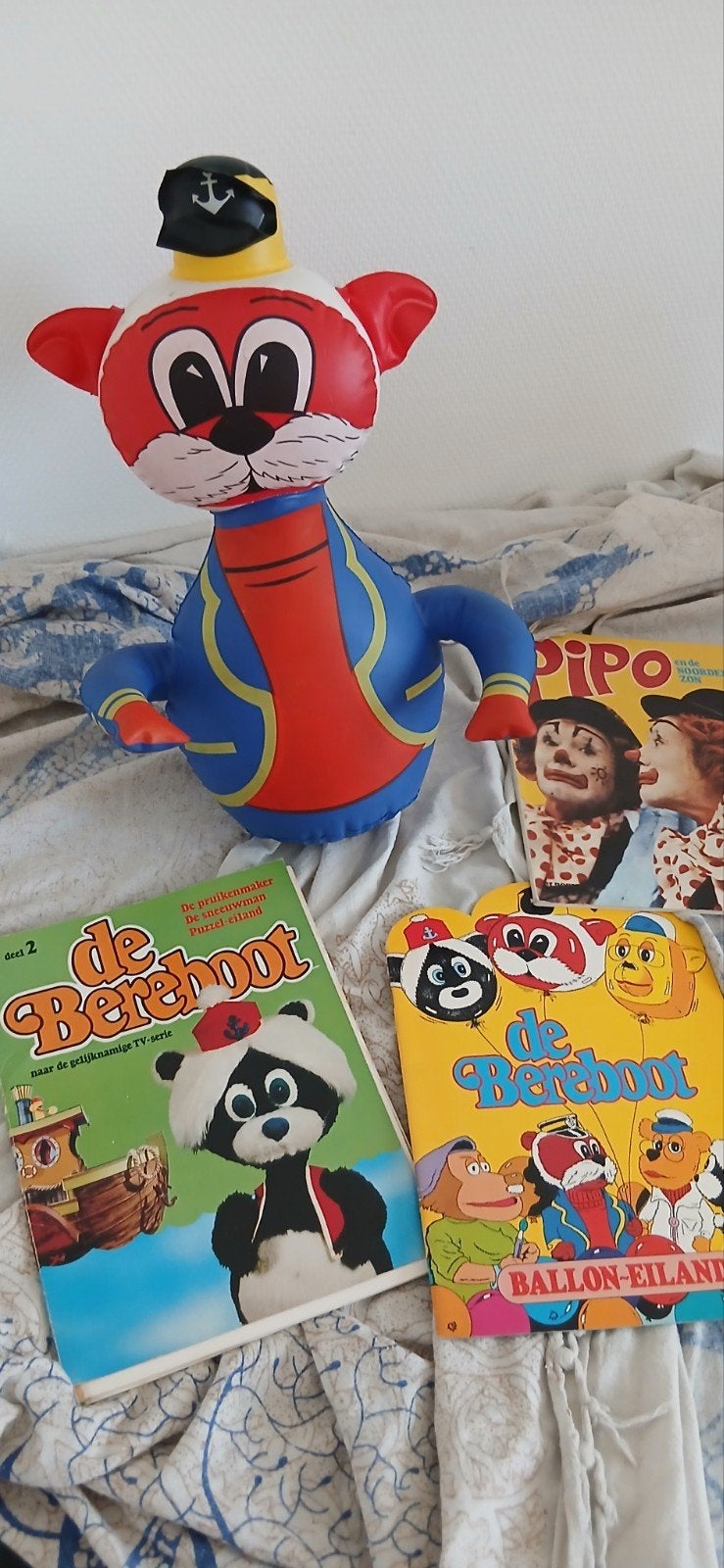 Vintage kinderboeken en opblaasfiguren: De Bereboot, Pipo, Boeken, Kinderboeken | Jeugd | onder 10 jaar, Ophalen of Verzenden