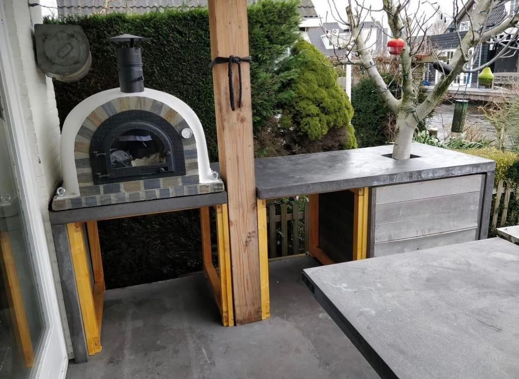 Pizzaoven Steenoven Houtgestookt – Bezorging NL – Geïsoleerd, Tuin en Terras, Ophalen, Nieuw