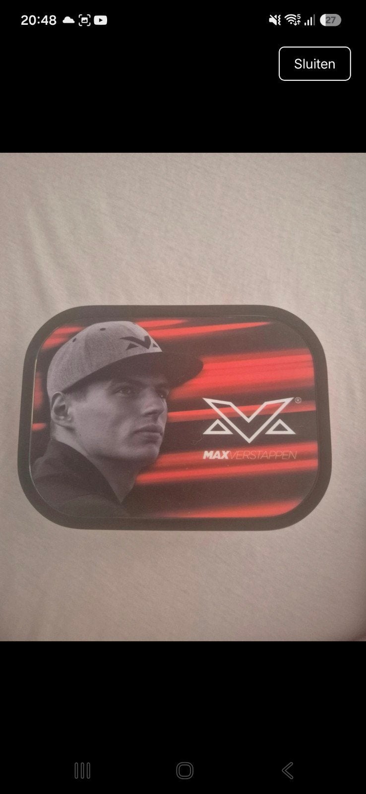 Max Verstappen broodtrommel, Diversen, Ophalen of Verzenden, Zo goed als nieuw
