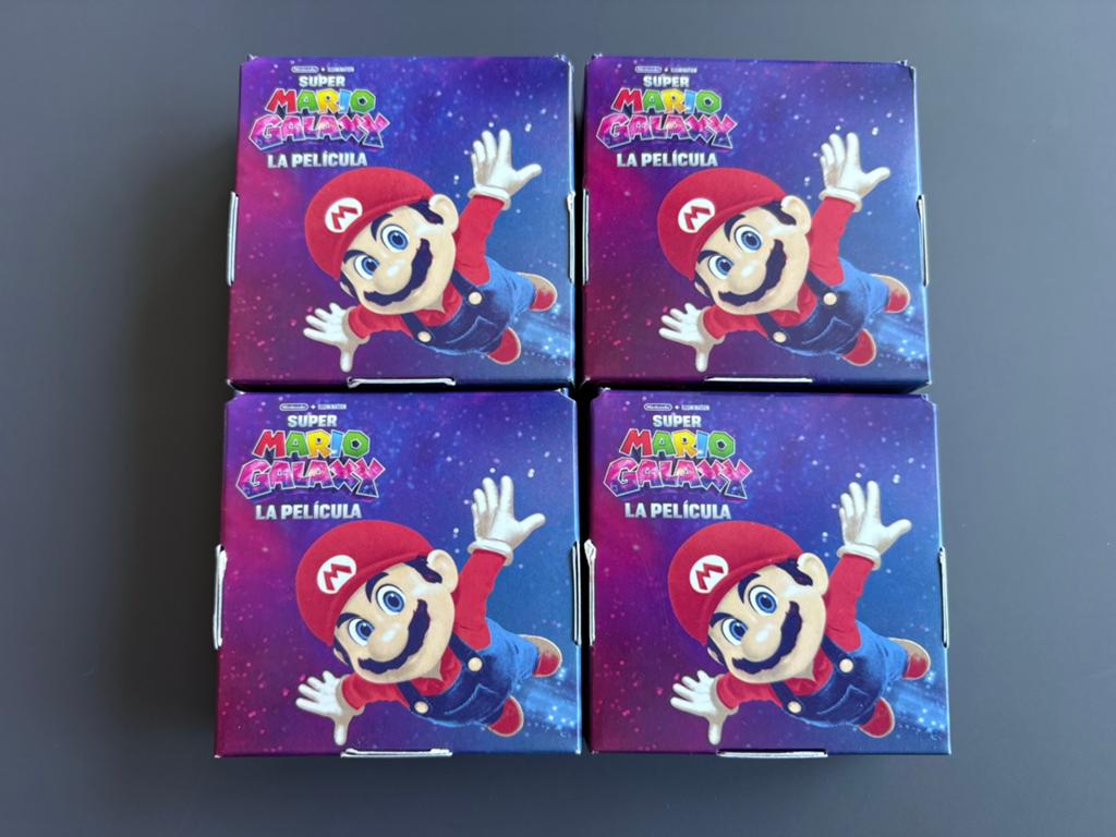 McDonalds Mario Galaxy munten, 4 stuks, Verzamelen, Speelgoed, Ophalen of Verzenden, Nieuw