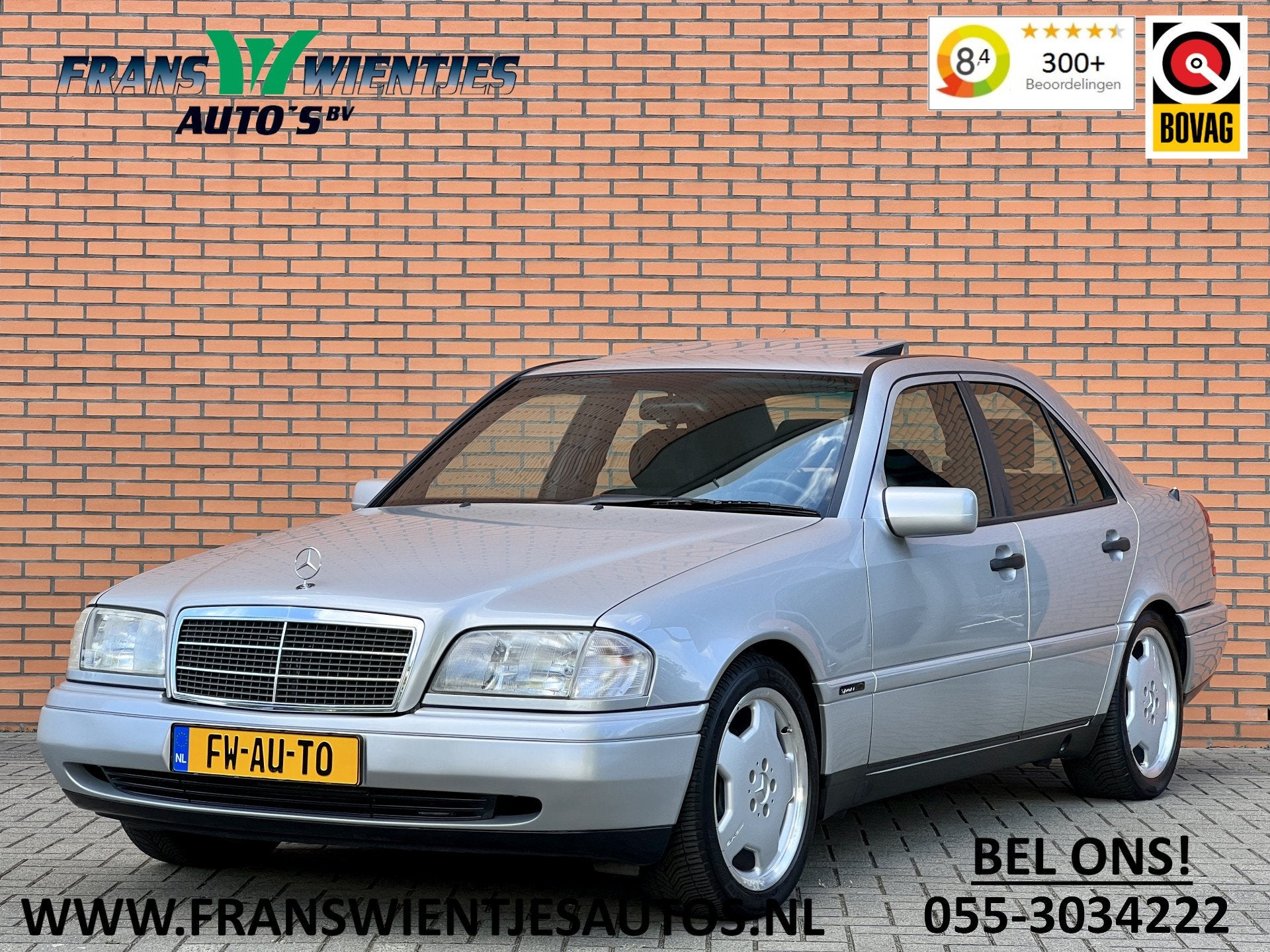 Mercedes-Benz C-Klasse 180 Sport | Schuif - Kanteldak | Stoe, Zwart, 1799 cc, 122 pk, Mercedes-Benz