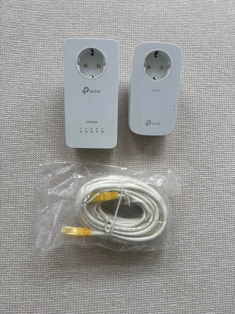 TP-Link Powerline Adapters 1300Mbps, Ophalen of Verzenden, Zo goed als nieuw